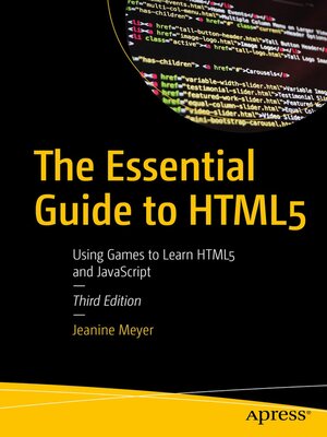 cover image of The Essential Guide to HTML5